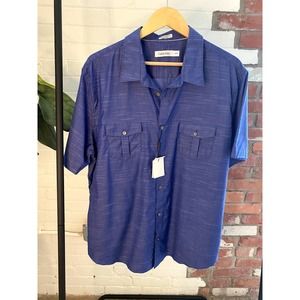 Men's Calvin Klein Short Sleeve Button-up Shirt